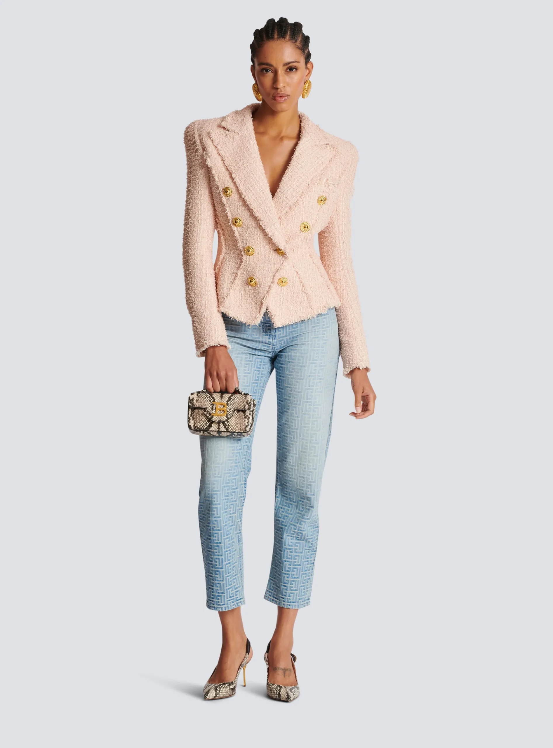 Women Balmain Jolie Madame Tweed Jacket