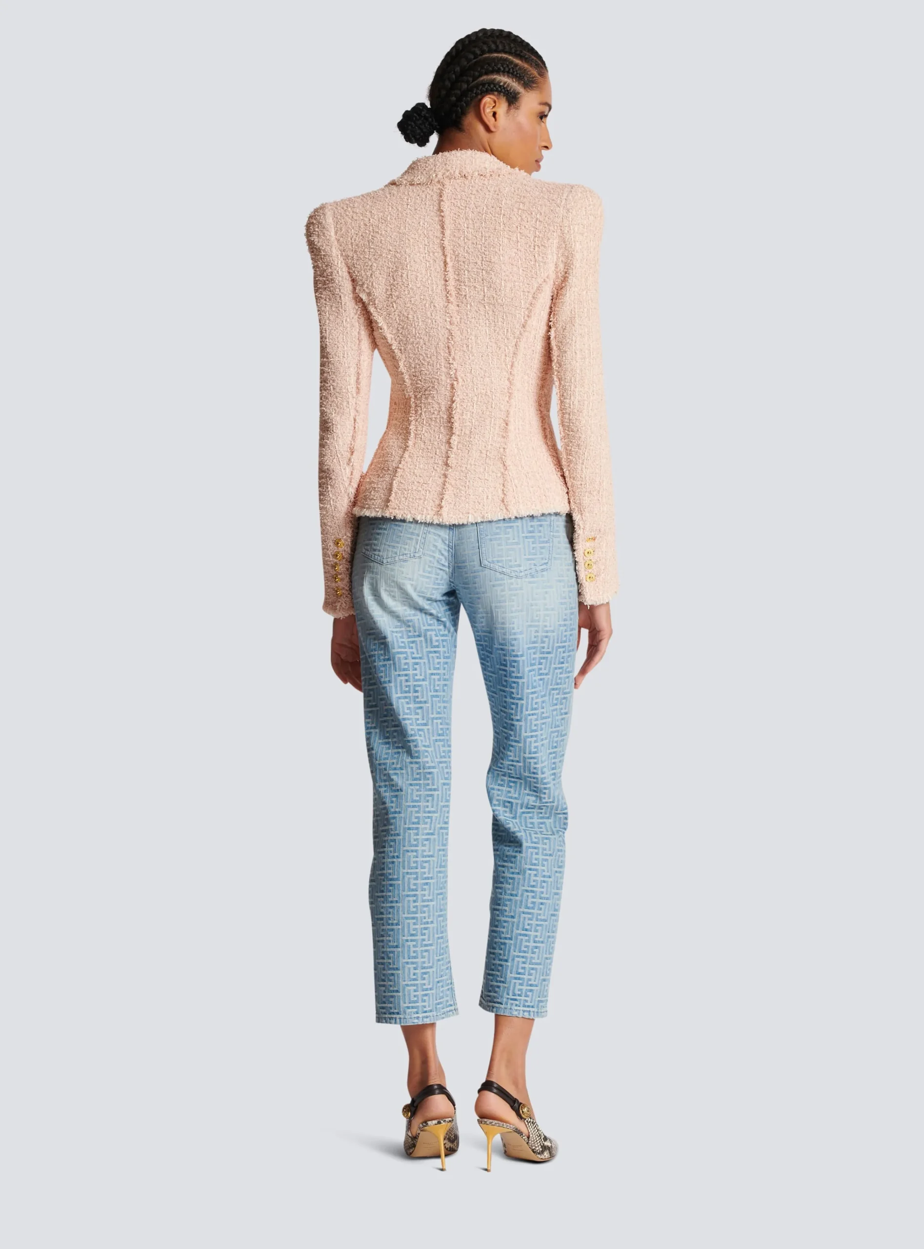 Women Balmain Jolie Madame Tweed Jacket