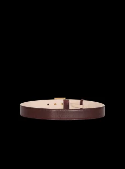 Women Balmain Karung Leather P-Belt