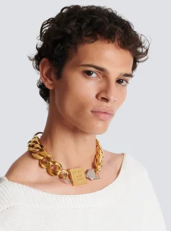 Balmain Key&Lock Necklace