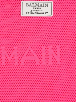 Kids Balmain Knit Dress With Logo