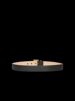 Women Balmain Leather Coin Belt Belt
