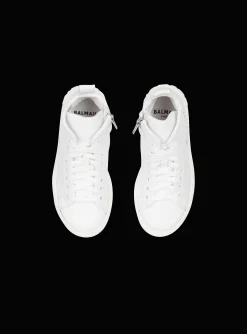 Kids/BOY Balmain Leather High-top Trainers