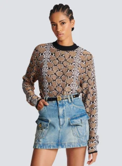 Women Balmain Leather P-Belt