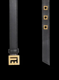 Women Balmain Leather P-Belt
