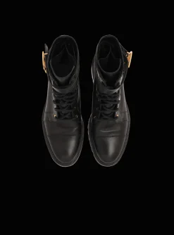 Women Balmain Leather Ranger Romy Ankle Boots