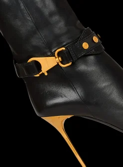 Women Balmain Leather Robin Boots