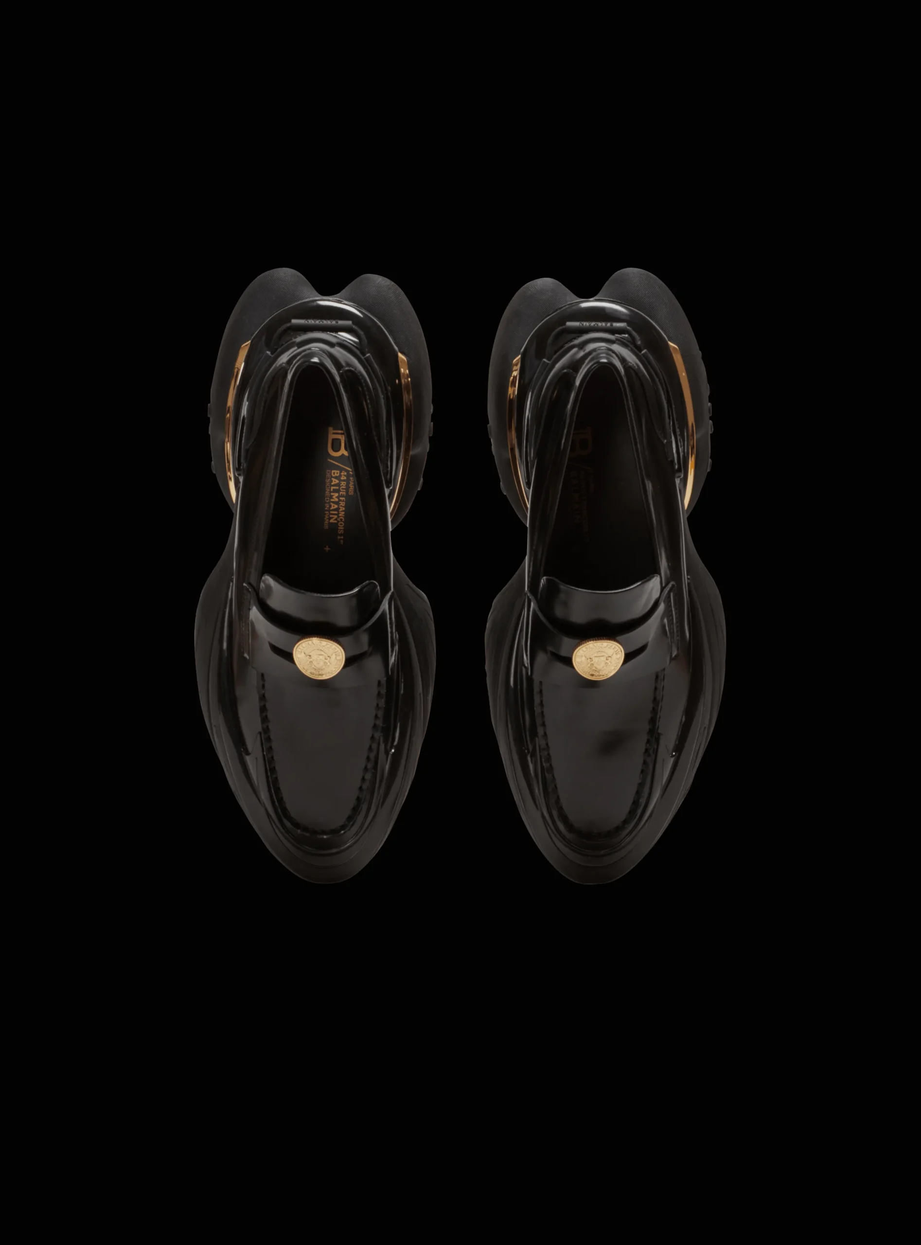 Balmain Leather Unicorn Loafer Trainers