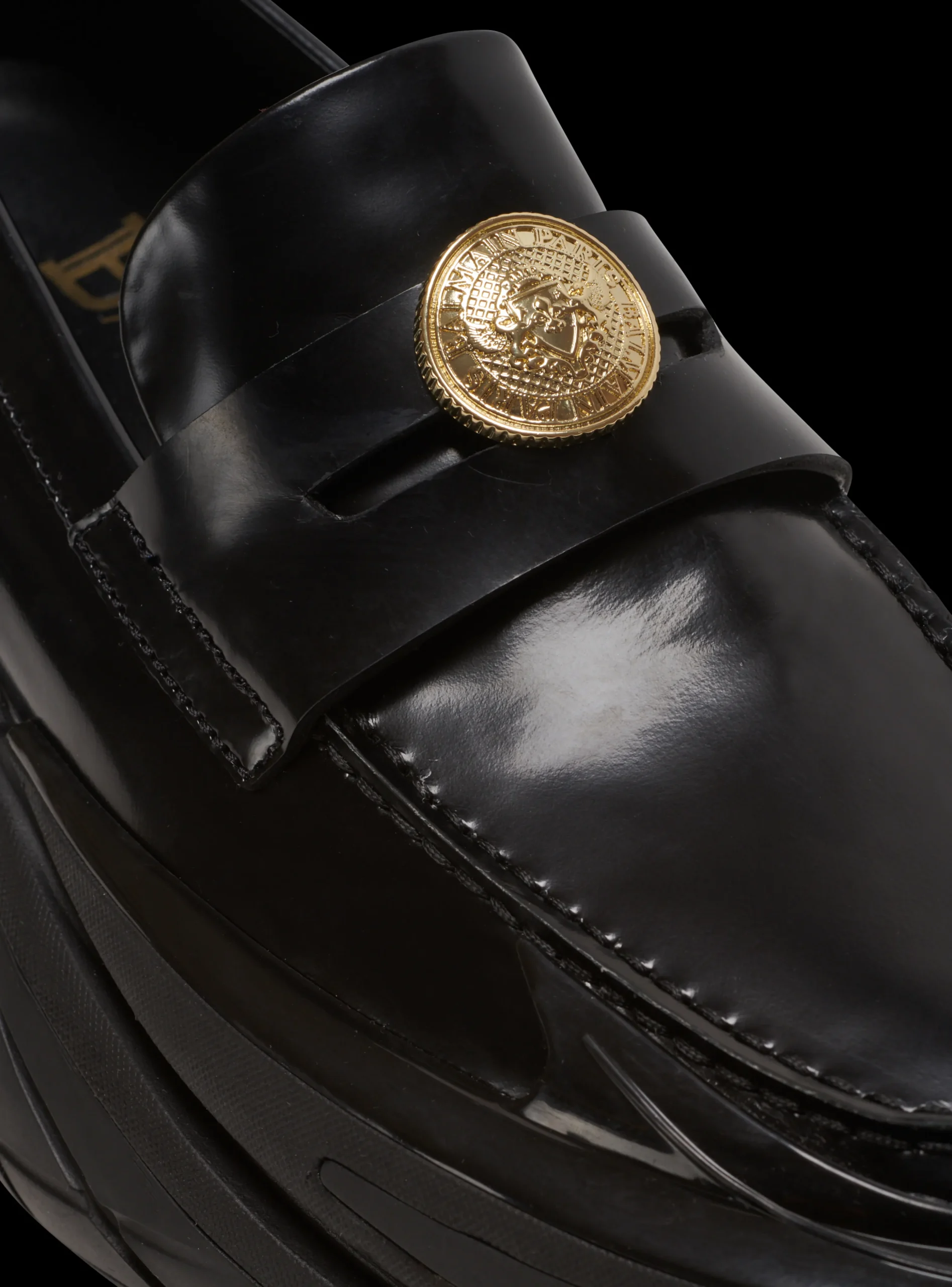 Balmain Leather Unicorn Loafer Trainers