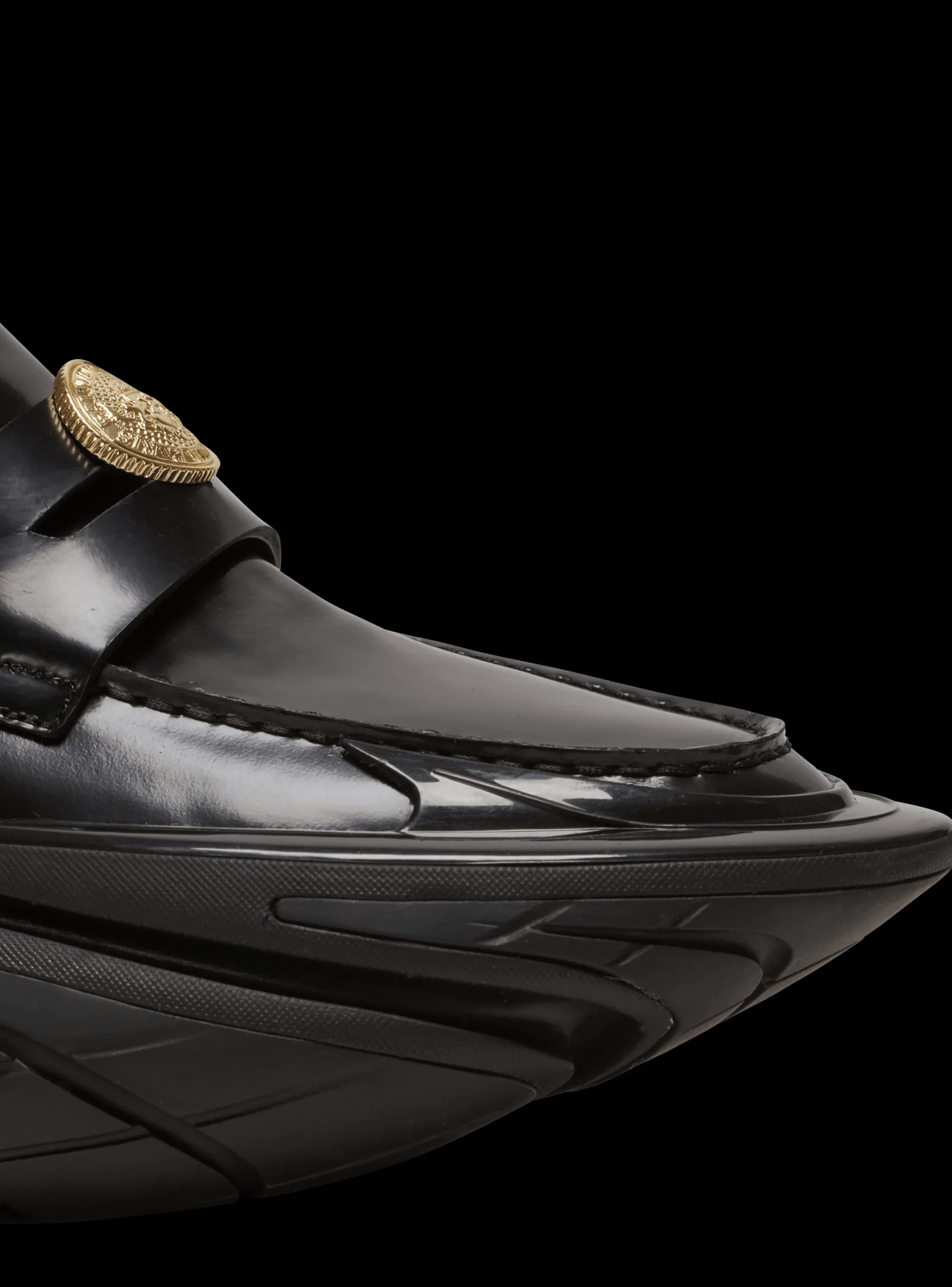 Balmain Leather Unicorn Loafer Trainers