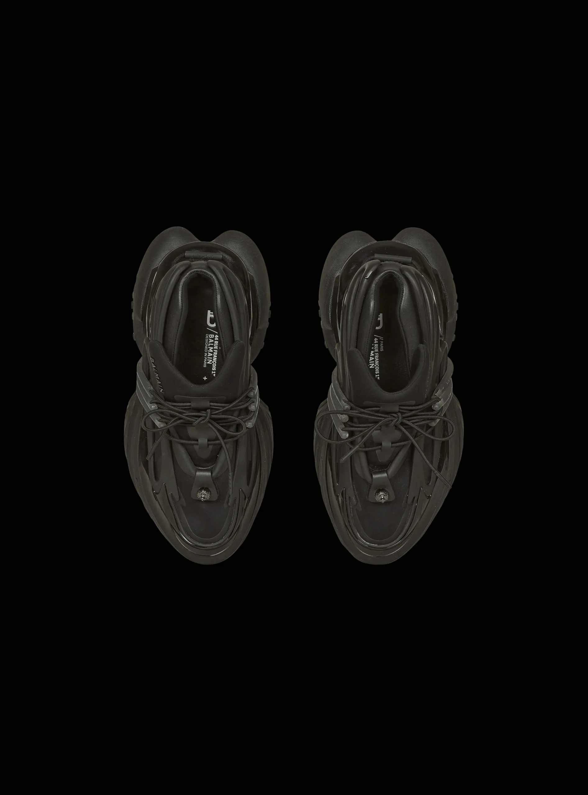 Balmain Leather Unicorn Low-top Sneakers