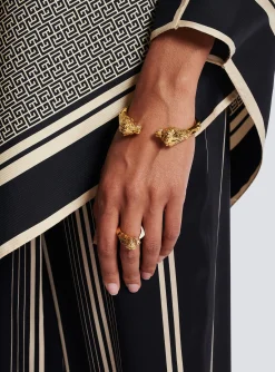 Women Balmain Lion Ring