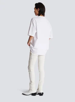 Balmain Loose Postcard Printed T-shirt