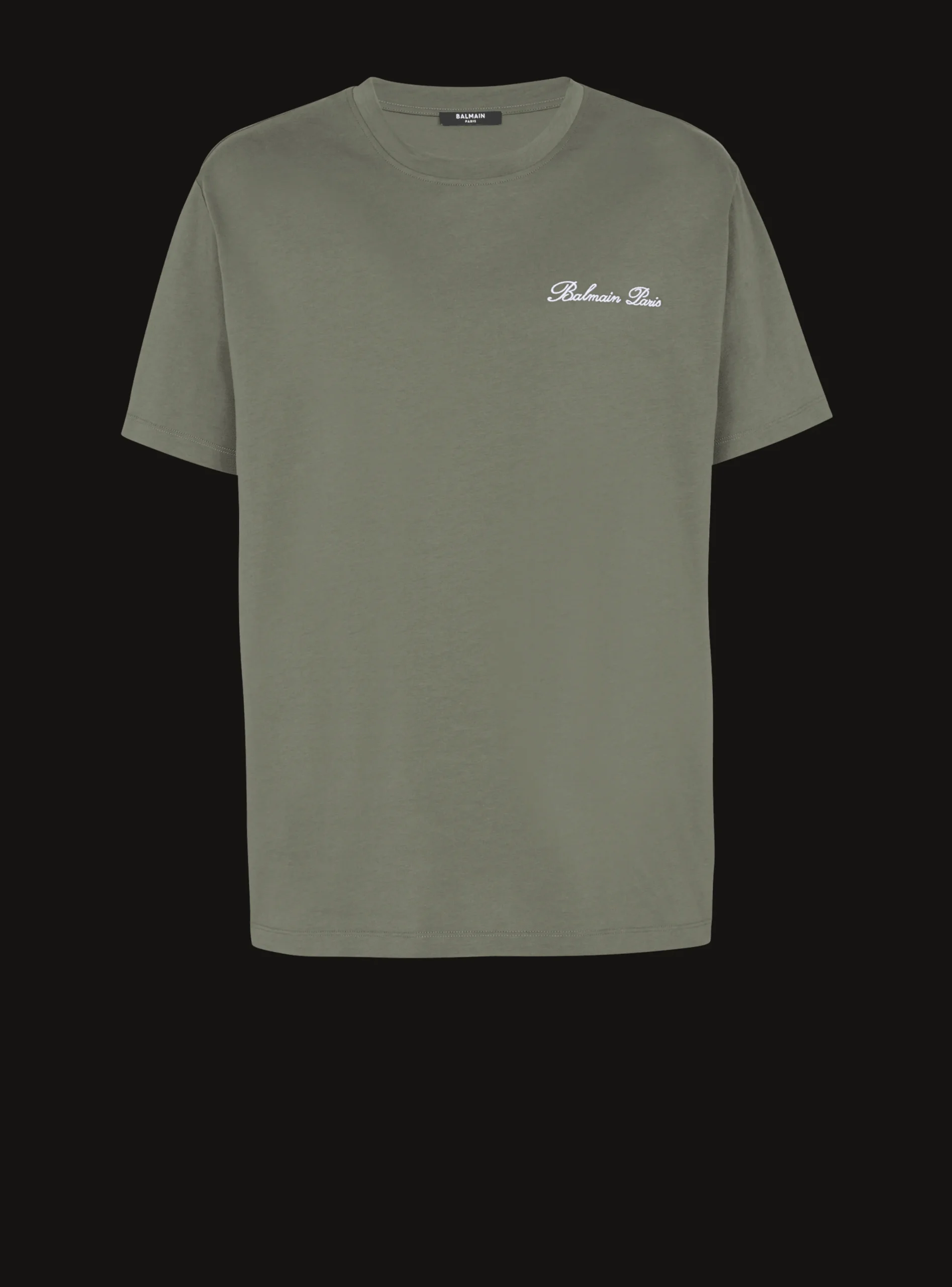 Balmain Loose T-shirt With Signature Embroidery