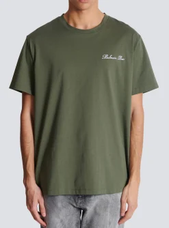 Balmain Loose T-shirt With Signature Embroidery
