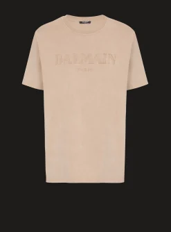 Balmain Loose T-shirt With Vintage Embroidery