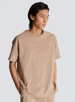 Balmain Loose T-shirt With Vintage Embroidery