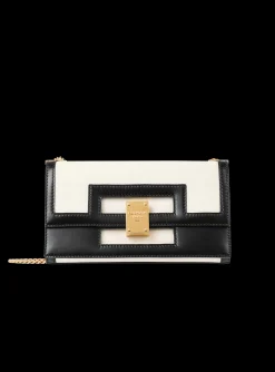 Women Balmain Medium-sized Black And Leather 1945 Heritage Bag