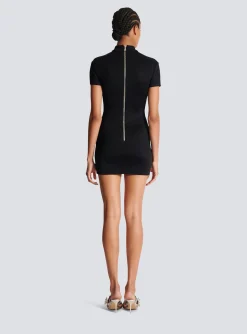 Women Balmain Metal Short Fringed Dress