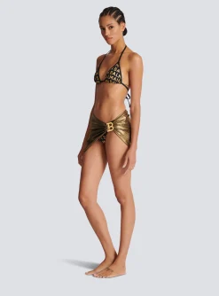 Women Balmain Metallic B Sarong