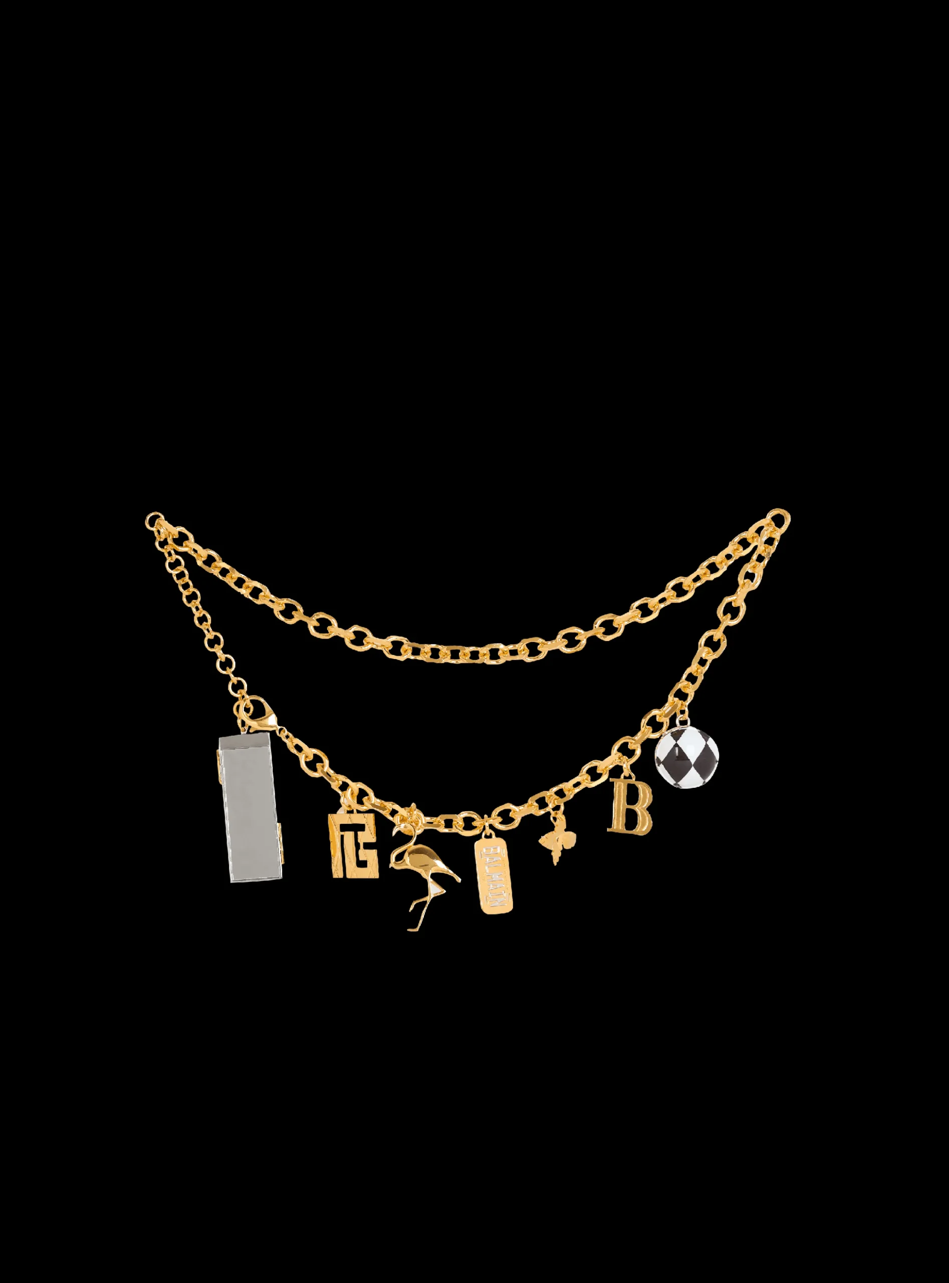 Women Balmain Miami Chain And Pendant Jewellery Belt