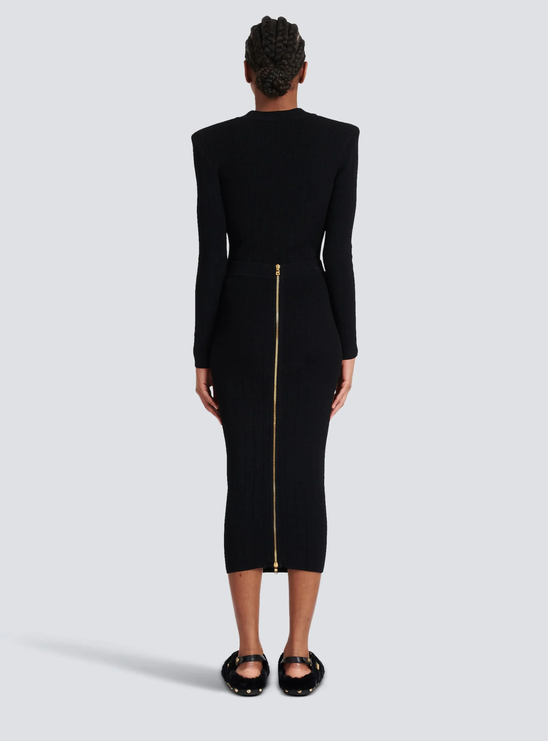 Women Balmain Mid-length Knit Skirt