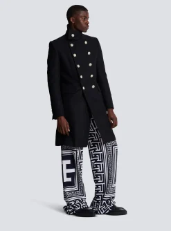 Balmain Mid-length Military-style Coat