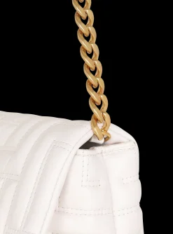 Women Balmain Mini 1945 Soft Bag In Quilted Leather