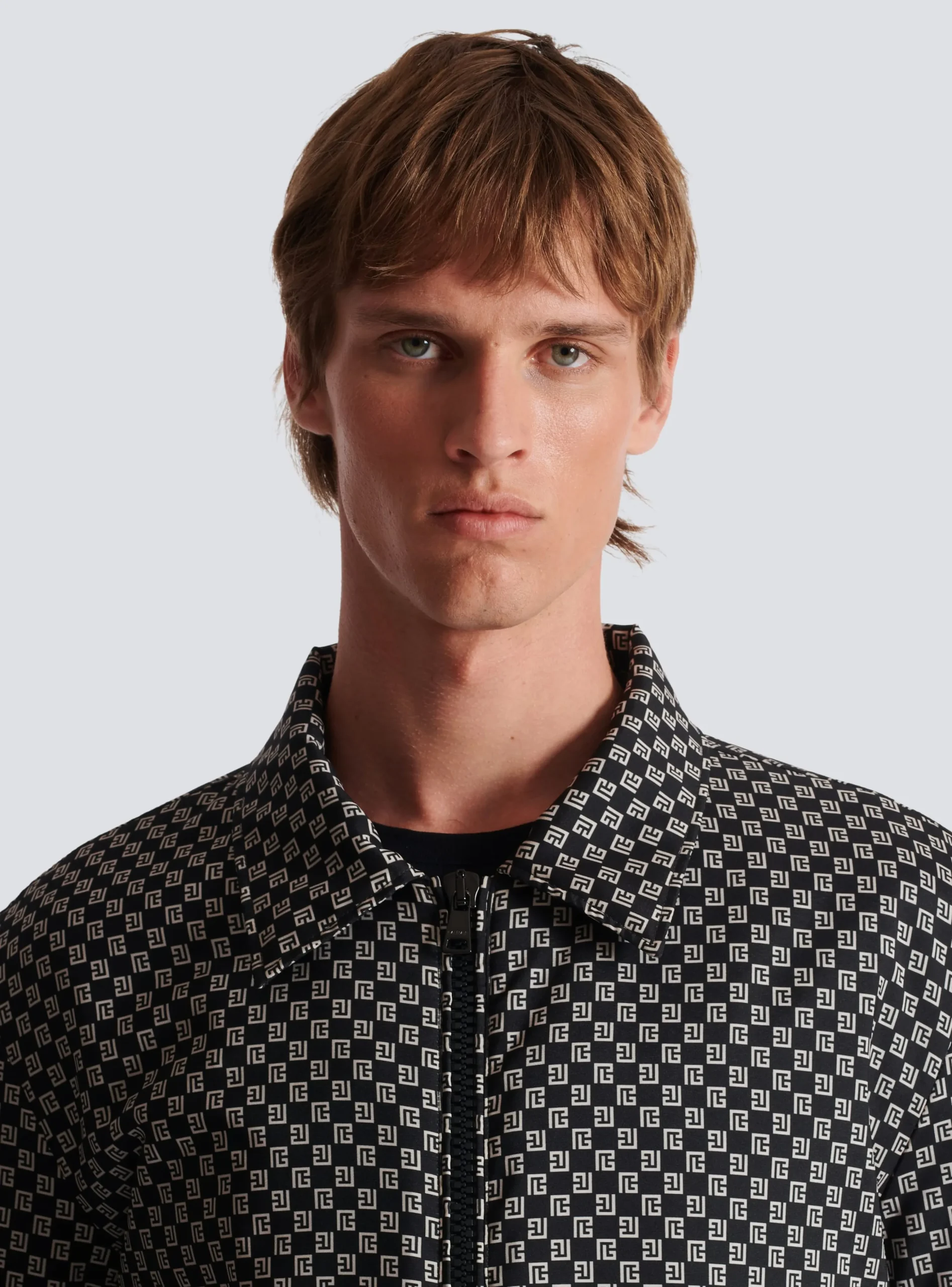 Balmain Mini Monogram Bomber Jacket