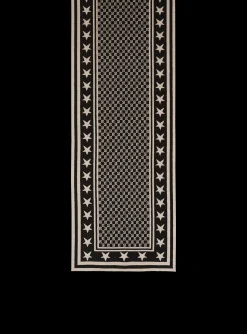 Balmain Mini Monogram Stars Reversible Scarf