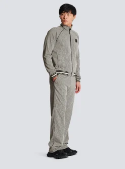 Balmain Mini Monogrammed Jacquard Zipped Jacket