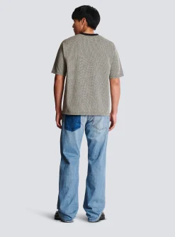 Balmain Mini Monogrammed Jacquard T-shirt