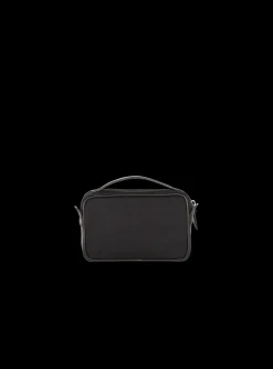 Balmain Mini Reporter Bag In Canvas And Leather