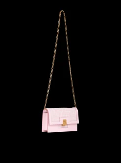 Women Balmain Mini-sized Bicolor Jacquard 1945 Bag