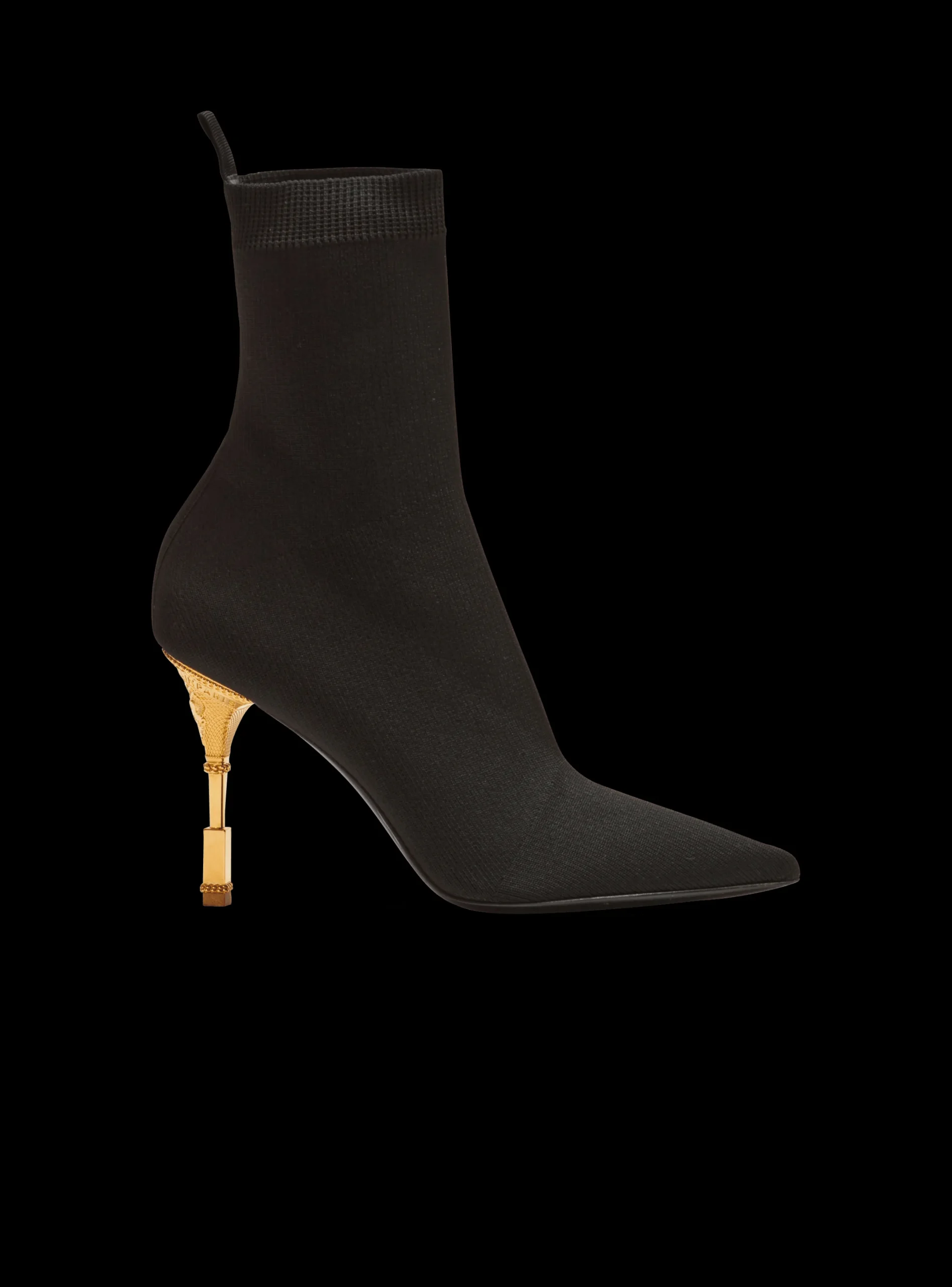Women Balmain Moneta Knit Ankle Boots