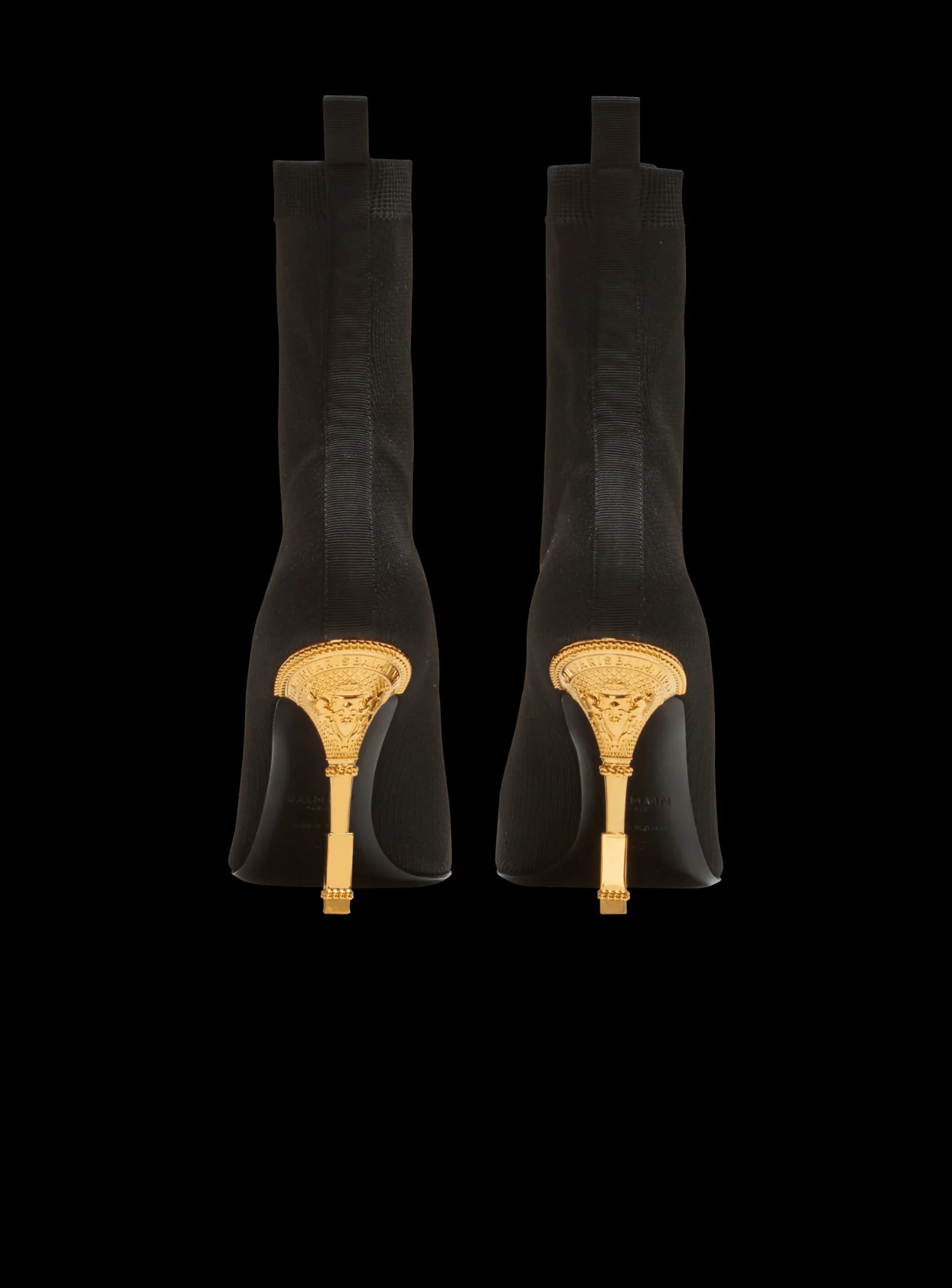 Women Balmain Moneta Knit Ankle Boots