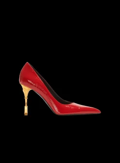 Women Balmain Moneta Patent Leather Courts