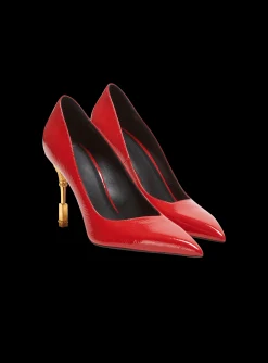 Women Balmain Moneta Patent Leather Courts