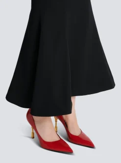 Women Balmain Moneta Patent Leather Courts