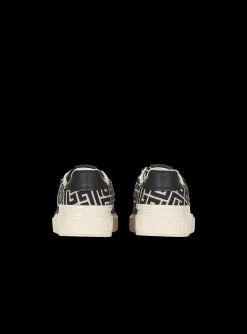 Balmain Monogram Jacquard B-Court Sneakers