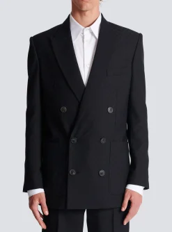 Balmain Monogram Jacquard Blazer