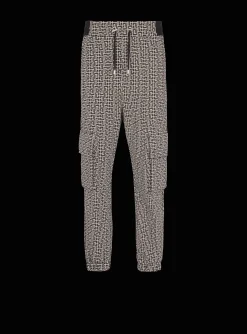 Balmain Monogram Jacquard Cargo Joggers