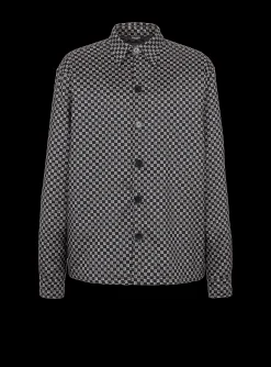 Balmain Monogram Nylon Overshirt