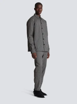 Balmain Monogram Nylon Overshirt