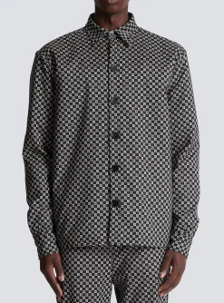 Balmain Monogram Nylon Overshirt