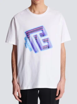 Balmain Neon Logo T-shirt