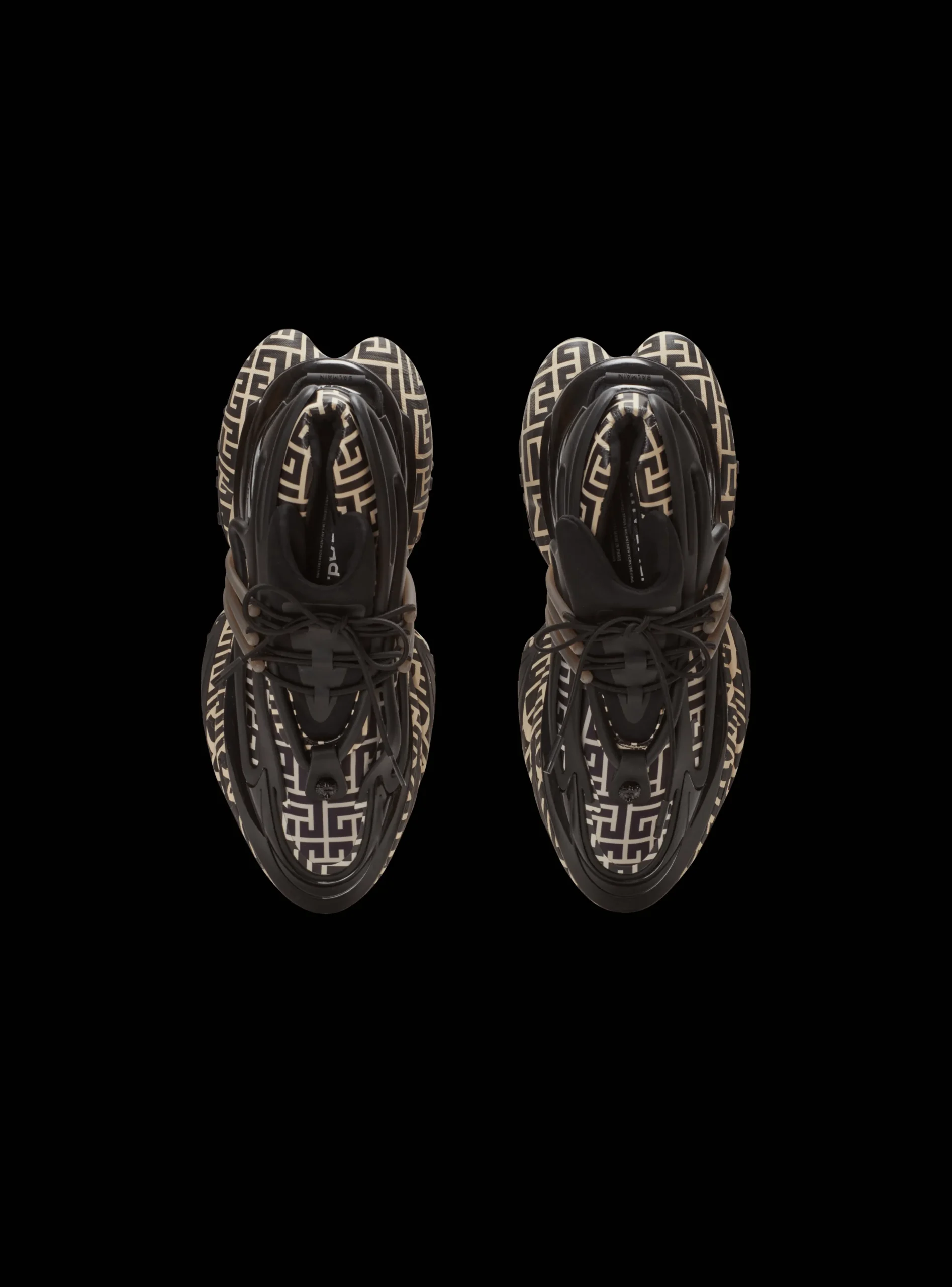 Balmain Neoprene And Leather Unicorn Low-top Sneakers