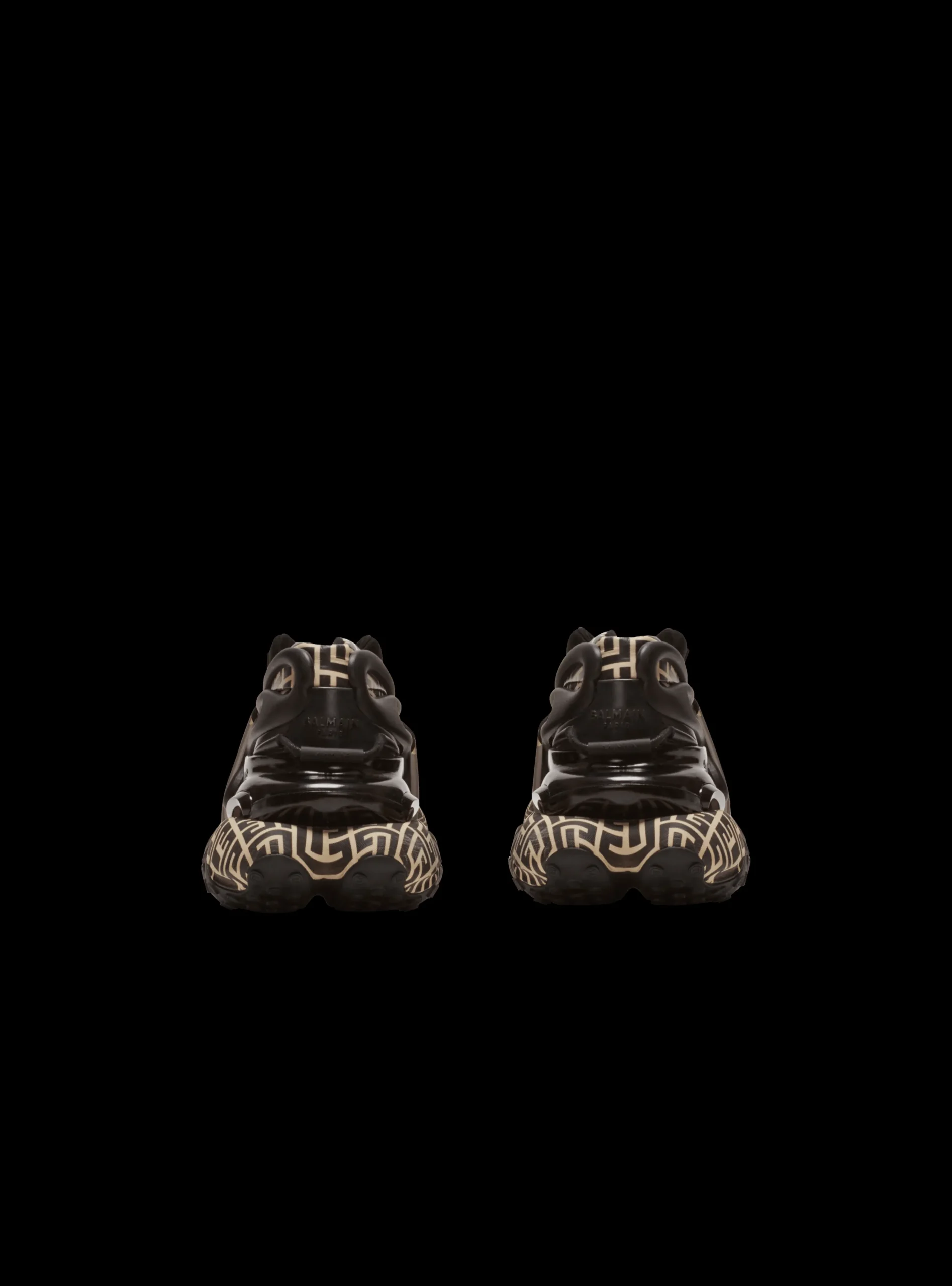 Balmain Neoprene And Leather Unicorn Low-top Sneakers