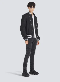 Balmain Nylon Bomber Jacket
