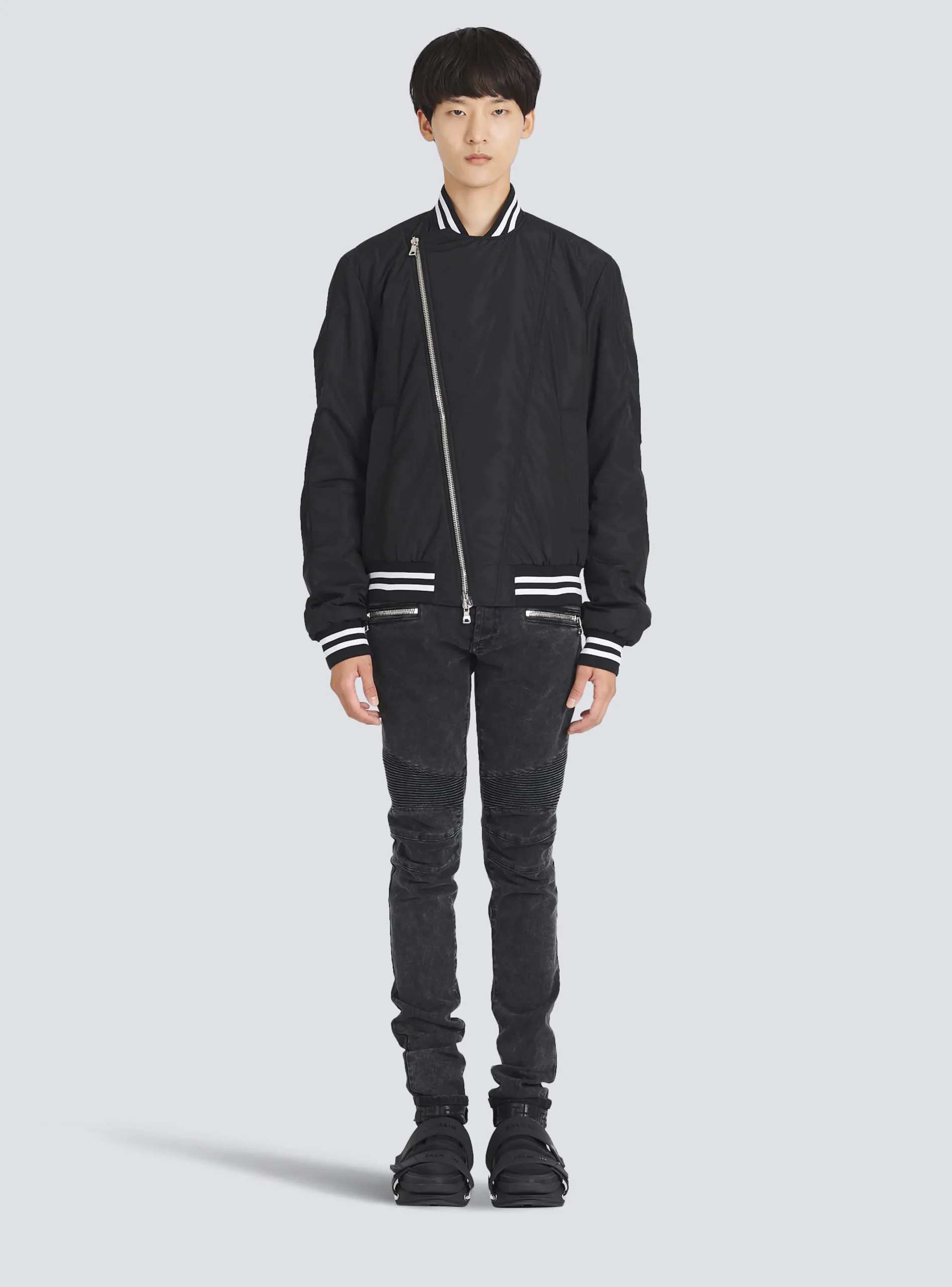 Balmain Nylon Bomber Jacket